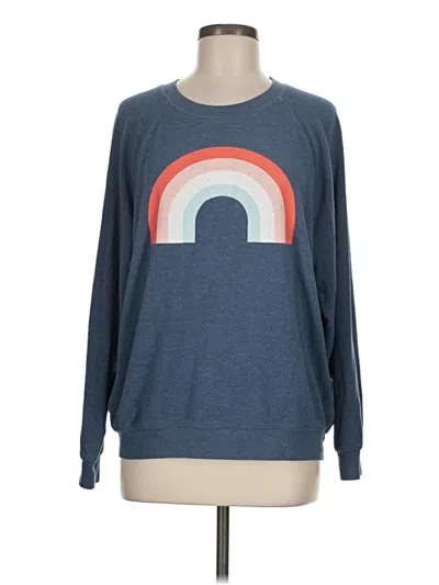 Pre-owned Wildfox Sweatshirt In Blue