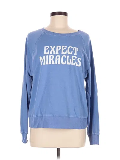 Pre-owned Wildfox Sweatshirt In Blue