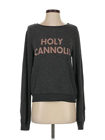 Pre-owned Wildfox Sweatshirt In Gray