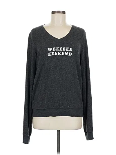 Pre-owned Wildfox Sweatshirt In Gray