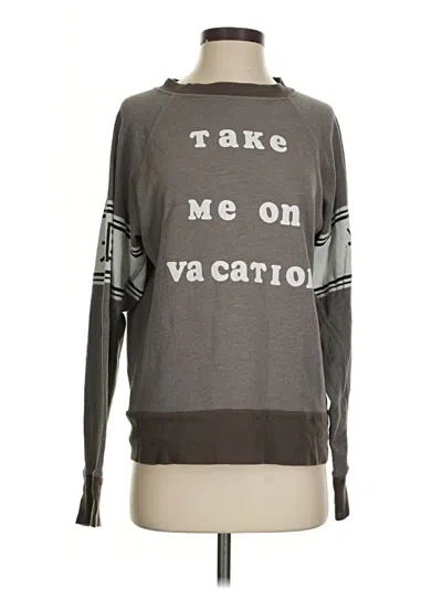 Pre-owned Wildfox Sweatshirt In Gray