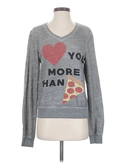 Pre-owned Wildfox Sweatshirt In Gray