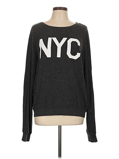 Pre-owned Wildfox Sweatshirt In Gray