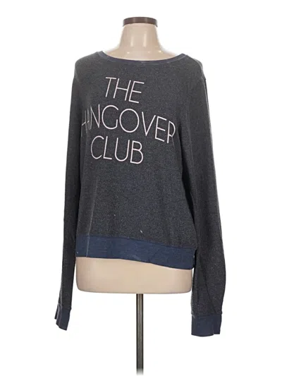 Pre-owned Wildfox Sweatshirt In Gray