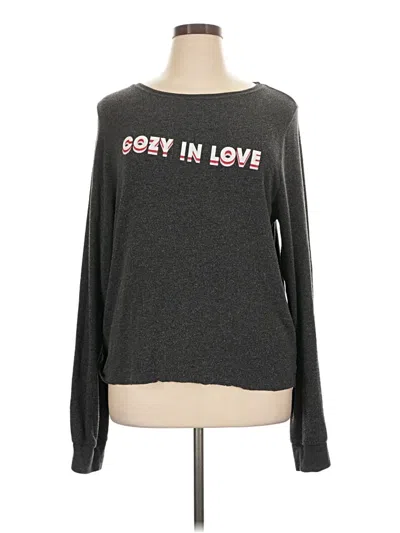 Pre-owned Wildfox Sweatshirt In Gray