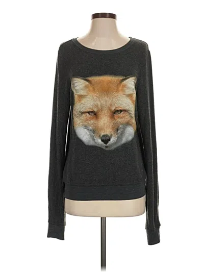 Pre-owned Wildfox Sweatshirt In Gray