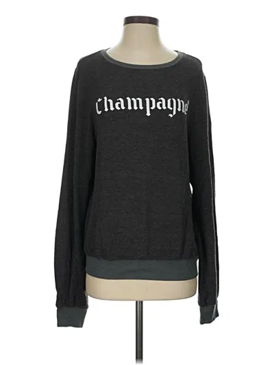 Pre-owned Wildfox Sweatshirt In Gray