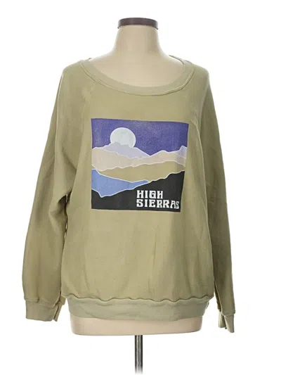 Pre-owned Wildfox Sweatshirt In Green