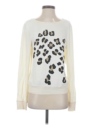 Pre-owned Wildfox Sweatshirt In Ivory