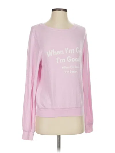 Pre-owned Wildfox Sweatshirt In Pink