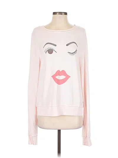 Pre-owned Wildfox Sweatshirt In Pink