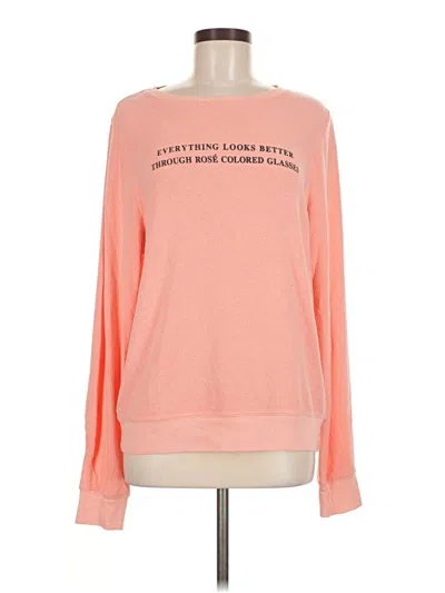 Pre-owned Wildfox Sweatshirt In Pink