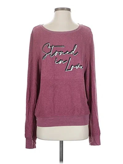 Pre-owned Wildfox Sweatshirt In Pink