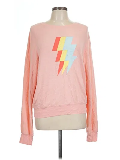 Pre-owned Wildfox Sweatshirt In Pink