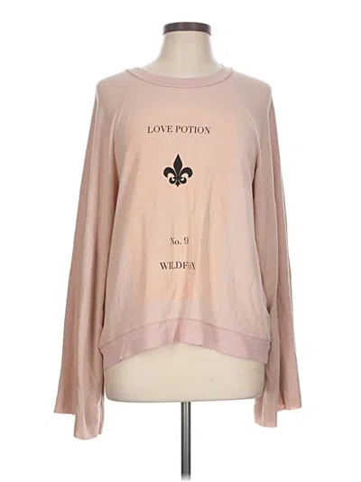 Pre-owned Wildfox Sweatshirt In Pink