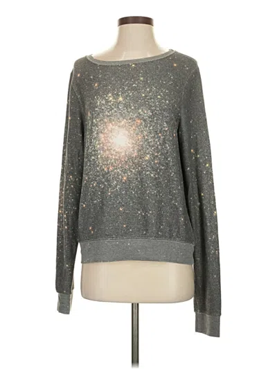 Pre-owned Wildfox Sweatshirt In Silver