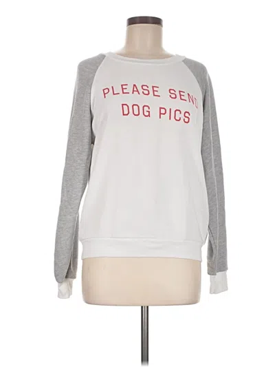 Pre-owned Wildfox Sweatshirt In Silver