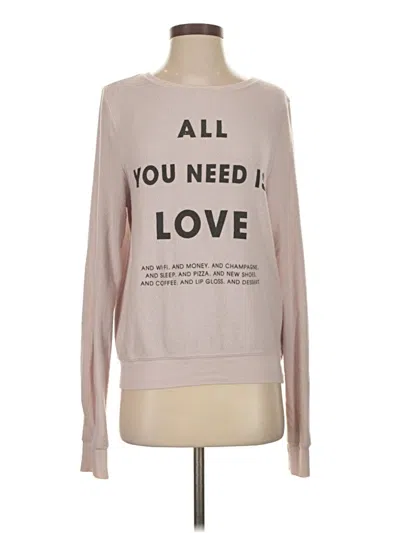 Pre-owned Wildfox Sweatshirt In Tan