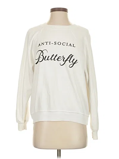 Pre-owned Wildfox Sweatshirt In White