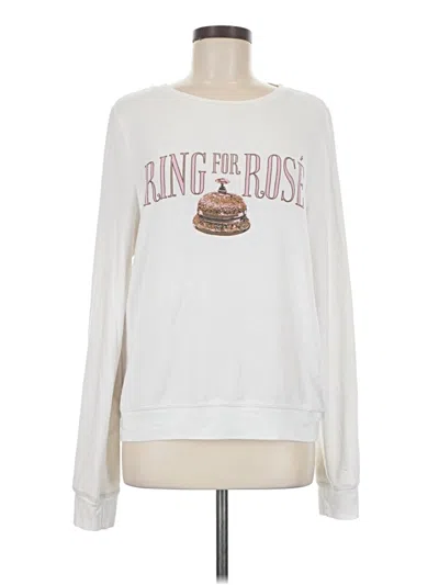 Pre-owned Wildfox Sweatshirt In White