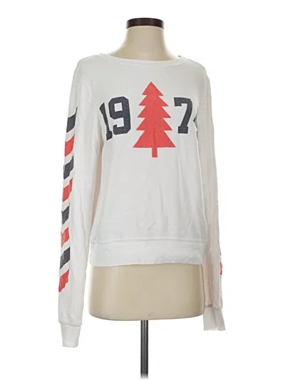 Pre-owned Wildfox Sweatshirt In White