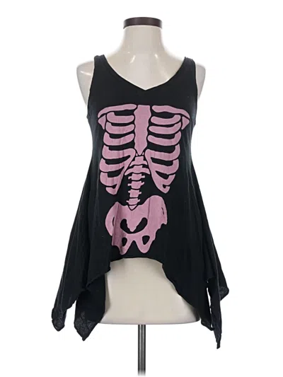 Pre-owned Wildfox Tank Top Black Strapless Neckline Tops