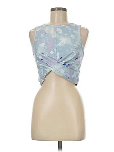 Pre-owned Wildfox Tank Top Blue Halter Neckline Tops