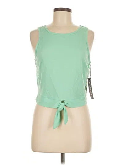 Wildfox Tank Top Green Halter Neckline Tops