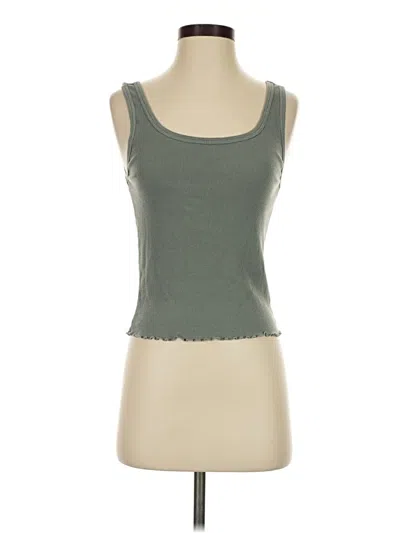 Pre-owned Wildfox Tank Top Green Strapless Neckline Tops
