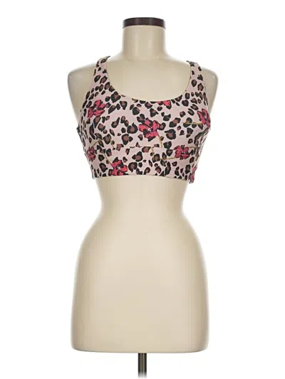 Pre-owned Wildfox Tank Top Pink Strapless Neckline Tops