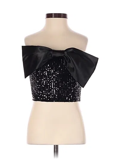 Pre-owned Wildfox Tube Top Black Strapless Neckline Tops