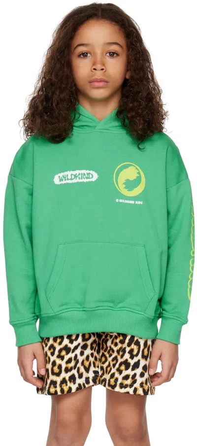 Wildkind Kids Green Ko Hoodie