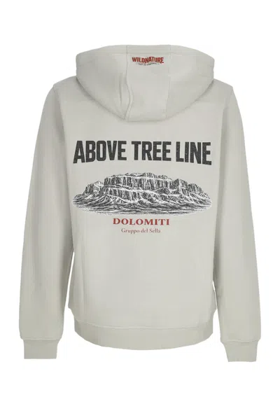 Wild-nature Men's Hoodie Wn Above Treeline Dolomiti Sella Hoodie Light Asphalt
