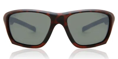 Wiley X Aspect Polarized Acasp06 Men's Sunglasses Tortoiseshell Size 60 In Brown