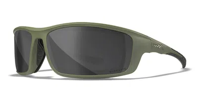 Wiley X Grid Captivate™ Ccgrd08 Men's Sunglasses Green Size 71