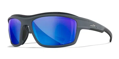 Wiley X Ozone Captivate™ Polarized Ccozn09 Men's Sunglasses Grey Size 63 In Grey