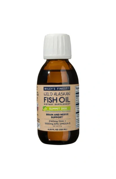 Wiley's Finest Fish Oil Dha Liquid Supplement With Omega-3s In Multi