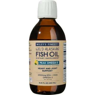 Wiley's Finest Wild Alaskan Fish Oil Peak Omega-3 Liquid Supplement In Multi