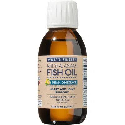 Wiley's Finest Wild Alaskan Fish Oil Peak Omega-3 Liquid Supplement In Multi