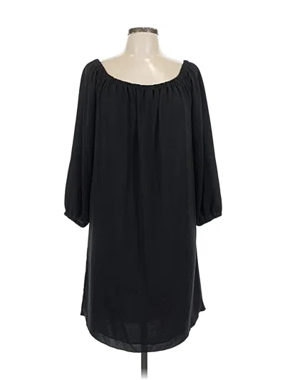 Pre-owned Wilfred 3/4 Sleeve Blouse In Black