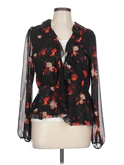 Pre-owned Wilfred 3/4 Sleeve Blouse In Black