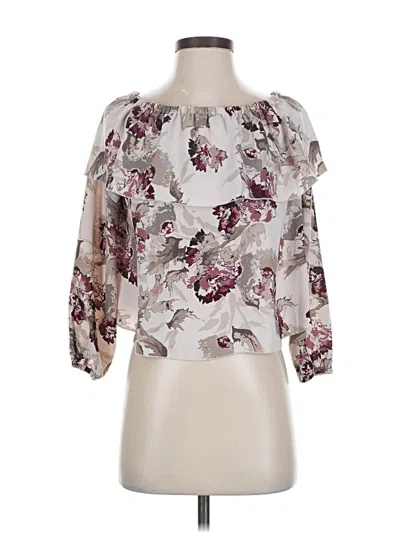 Pre-owned Wilfred 3/4 Sleeve Blouse In Ivory