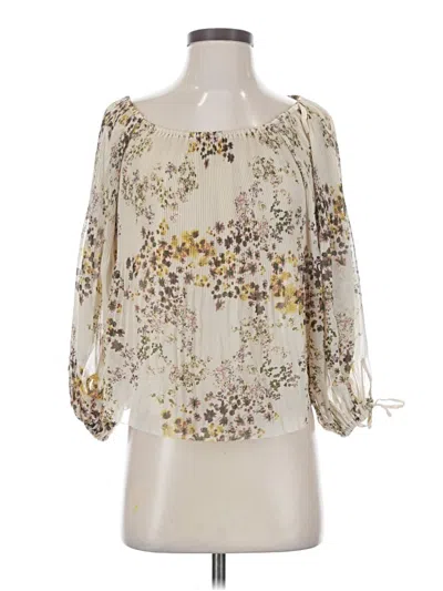 Pre-owned Wilfred 3/4 Sleeve Blouse In Ivory