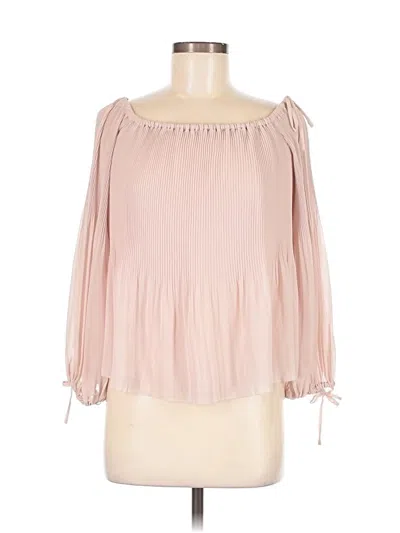 Pre-owned Wilfred 3/4 Sleeve Blouse In Pink