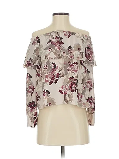 Pre-owned Wilfred 3/4 Sleeve Blouse In White