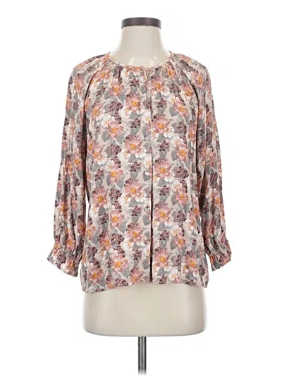 Pre-owned Wilfred 3/4 Sleeve Blouse In White