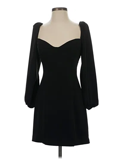 Pre-owned Wilfred 3/4 Sleeve Top Black Sweetheart Neckline Tops