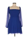 Wilfred 3/4 Sleeve Top Blue Sweetheart Neckline Tops In Blue