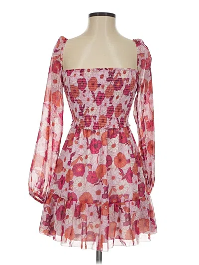 Pre-owned Wilfred 3/4 Sleeve Top Pink Sweetheart Neckline Tops
