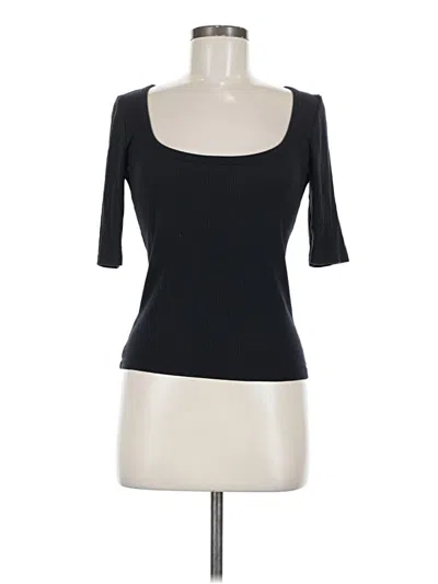 Pre-owned Wilfred 3/4 Sleeve T-shirt In Black